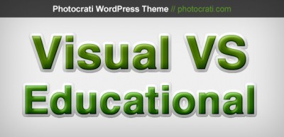 Visual VS Educational Content