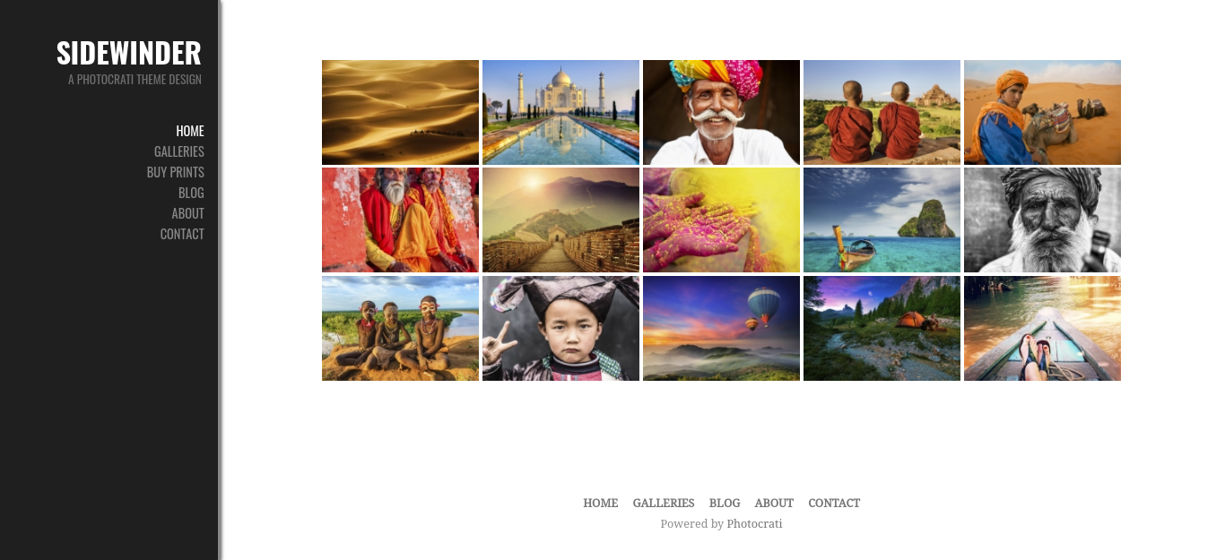 Select Galleries That Take Up the Right Amount of Page Space